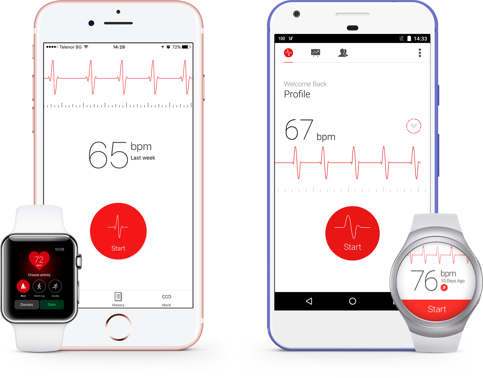 app to check heart beat